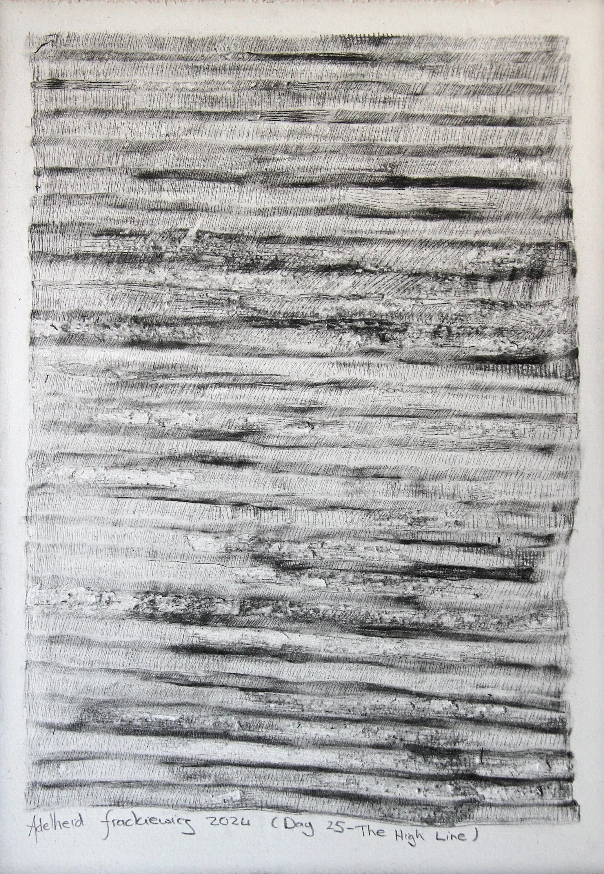 Adelheid Frackiewicz, Time Line, 2024 (detail)