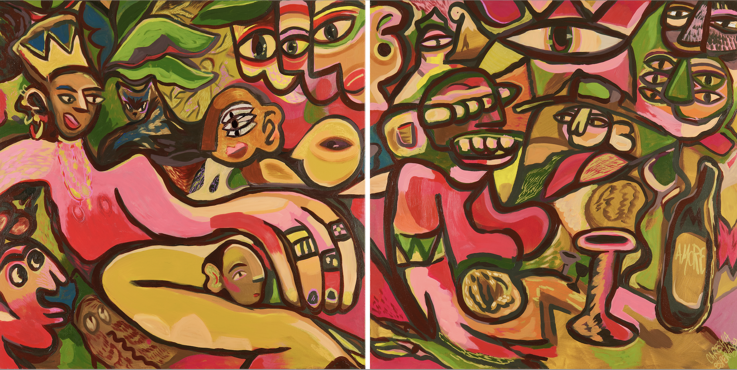 Careshia Esperanza. The After-Party Diptych, 2026