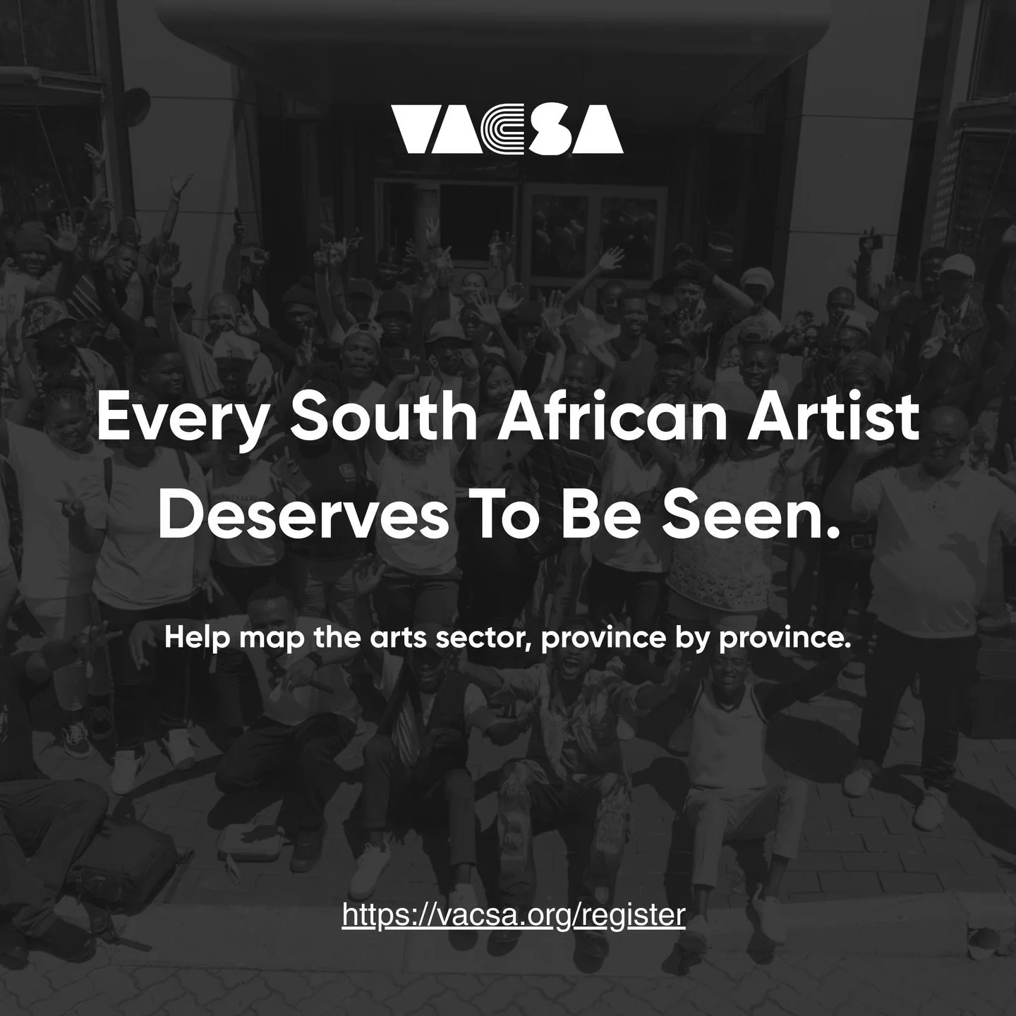 Posting on behalf of @visualartscluster_sa 

Every visual artist in South Africa deserves to be seen.

You create a R5.6 billion economy &mdash; but 81% of you have never accessed public support. VACSA is mapping the sector, province by province, to 