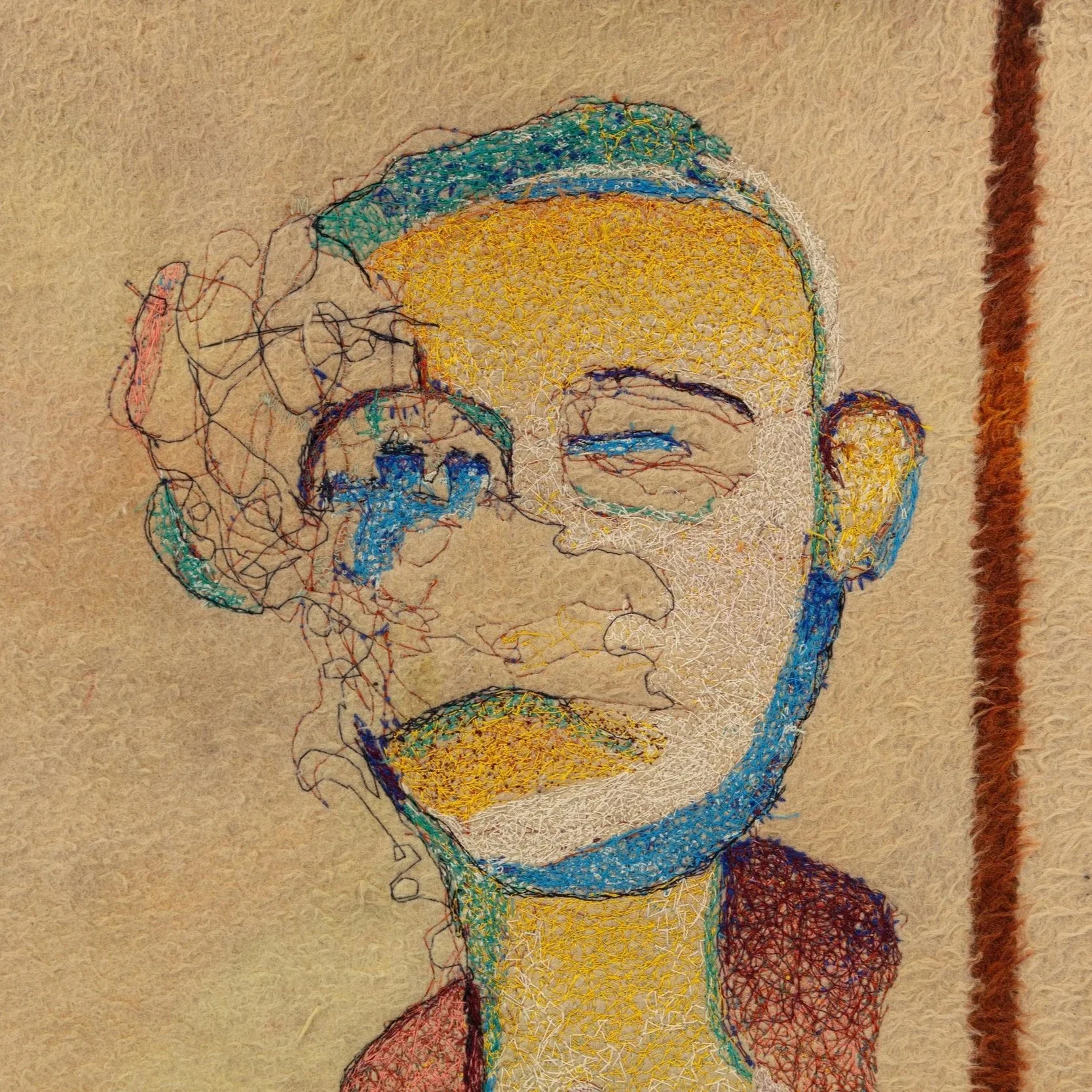 Jou+ma+se+poes+%28untitled+portrait%2C+detail+1%29%2C+2009%2C+Ironing+blanket+with+a+blind+drawing+self+portrait+using+a+sewing+machine+and+based+on+a+drawing+from+the+artist%E2%80%99s+sketchbook+at+the+time%2C+30+x+20+cm+%282%29+.jpg