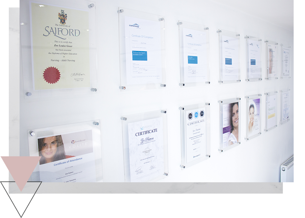QUALIFICATIONS — The Aesthetic Rooms | Non-surgical Skin Clinic, Norden