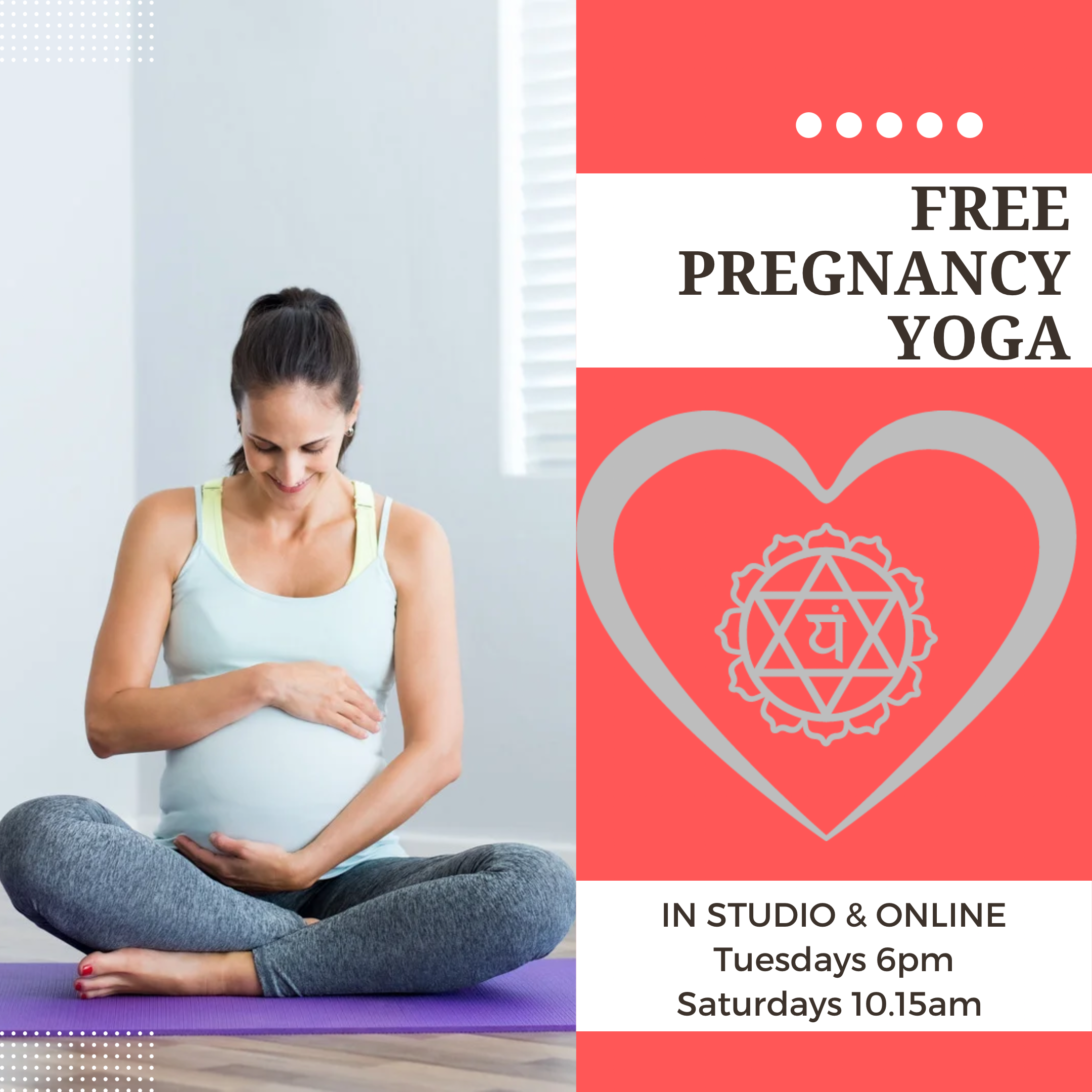 Free Pre + Post Natal Yoga
