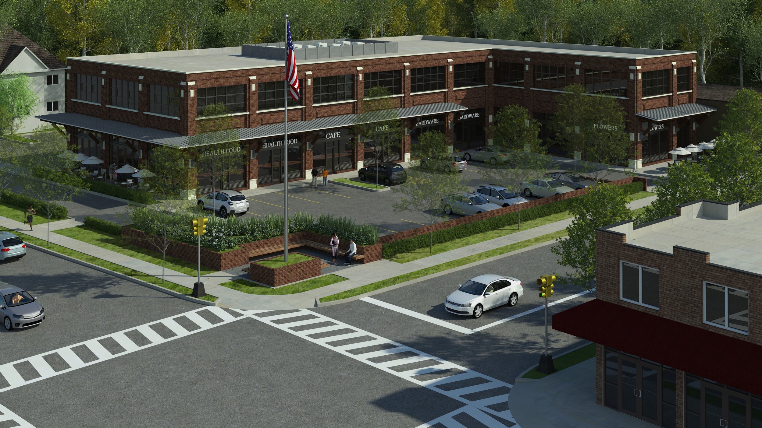 Rendering of Grove Ave