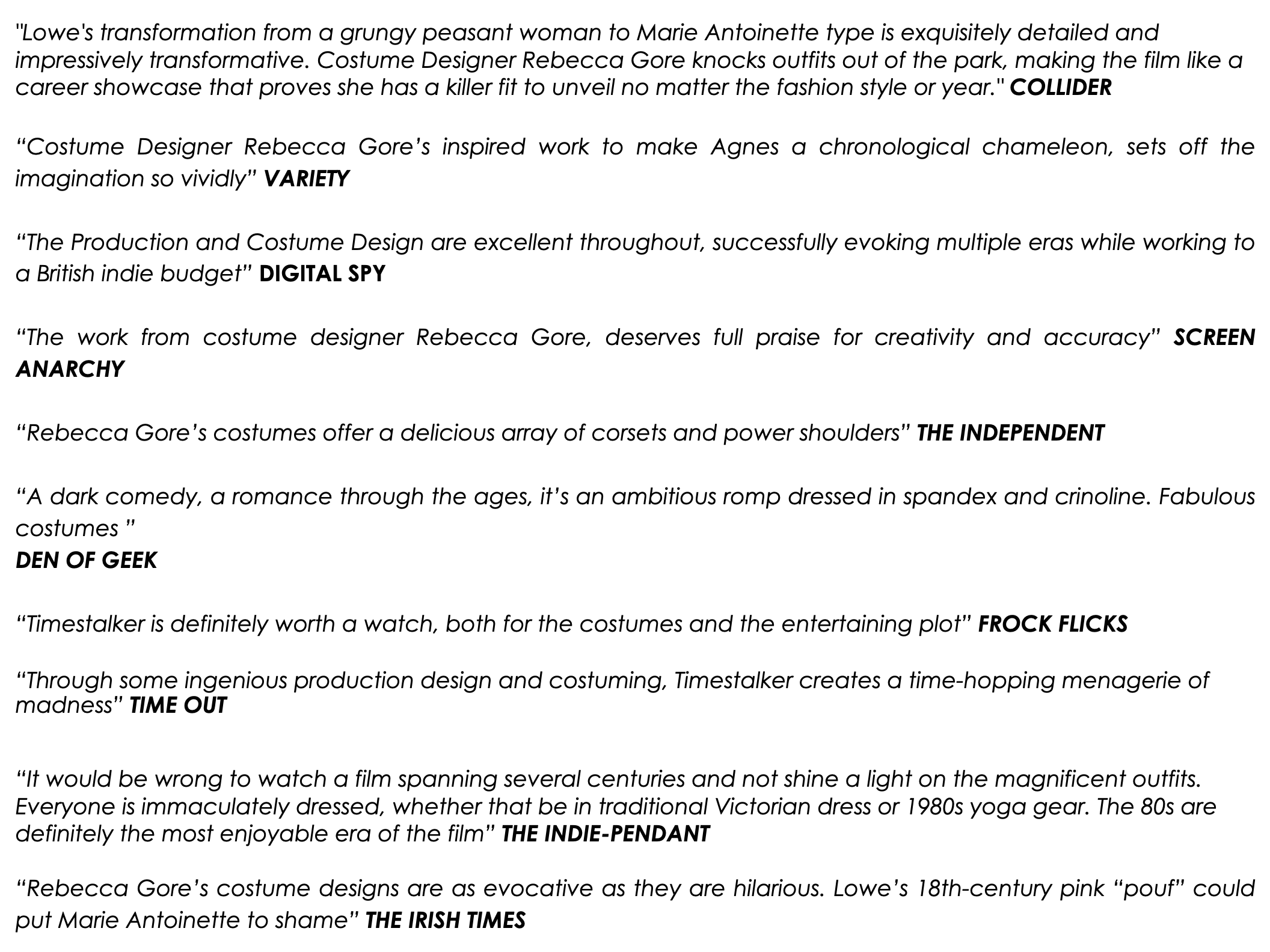 PRESS - REBECCA GORE COSTUME DESIGNER - TIUMESTALKER REVIEWS.png