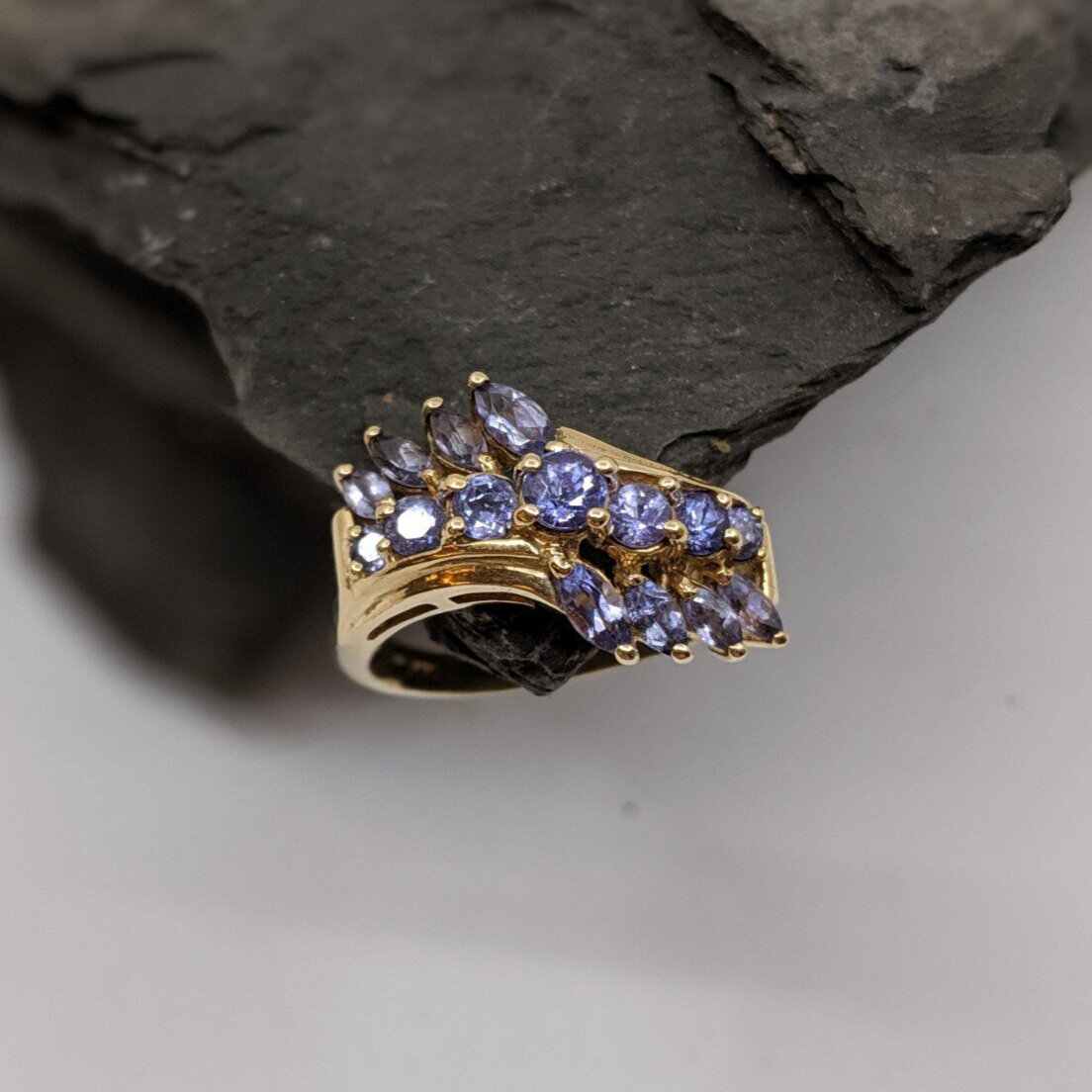 Details about   AAA TANZANITE 0.46 Cts  SLIDE PENDANT 10k YELLOW GOLD* New With Tag * 