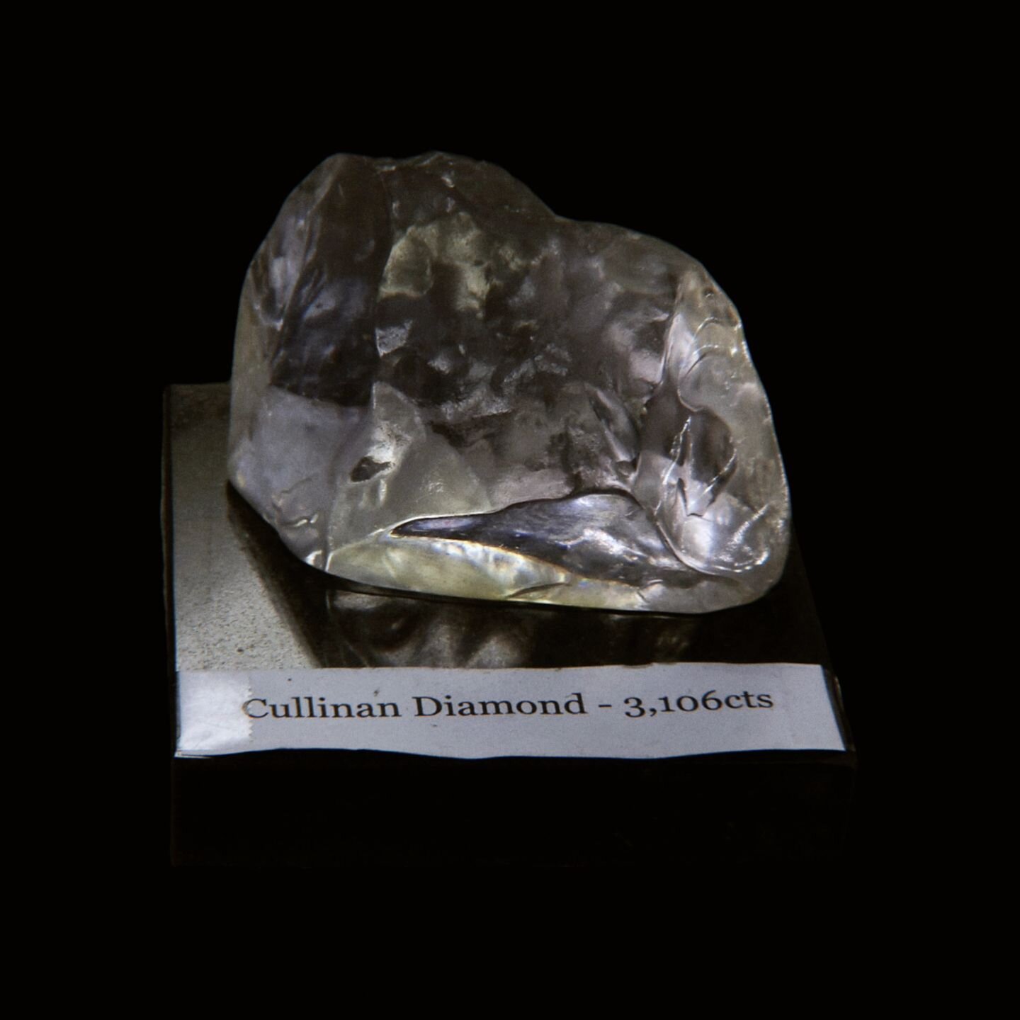 It's the month of diamonds and we have a copy of the biggest diamond in the world! This is only half! The other half broke off sometime before it was discovered and broke apart in the mining process. The Cullinan Diamond is the largest rough diamond 