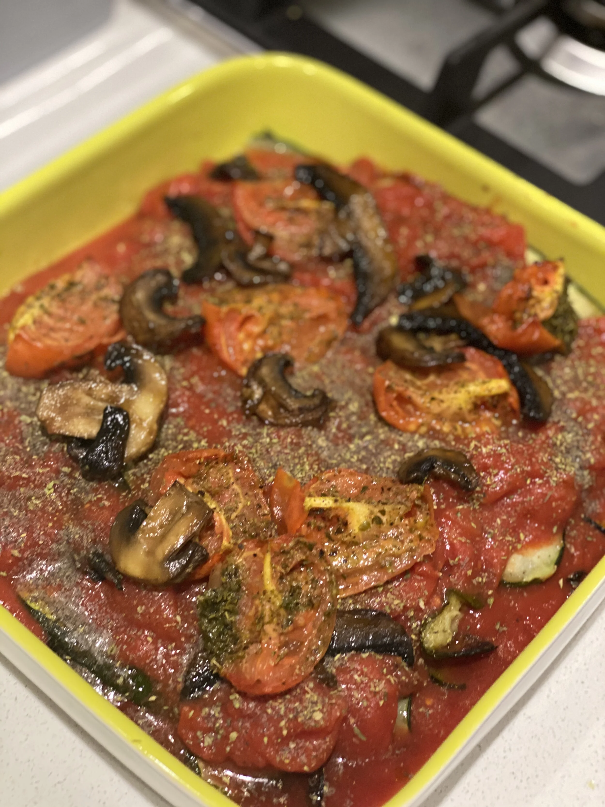 Meatless Carb-free Courgette Lasagne (tastes better than the original!)