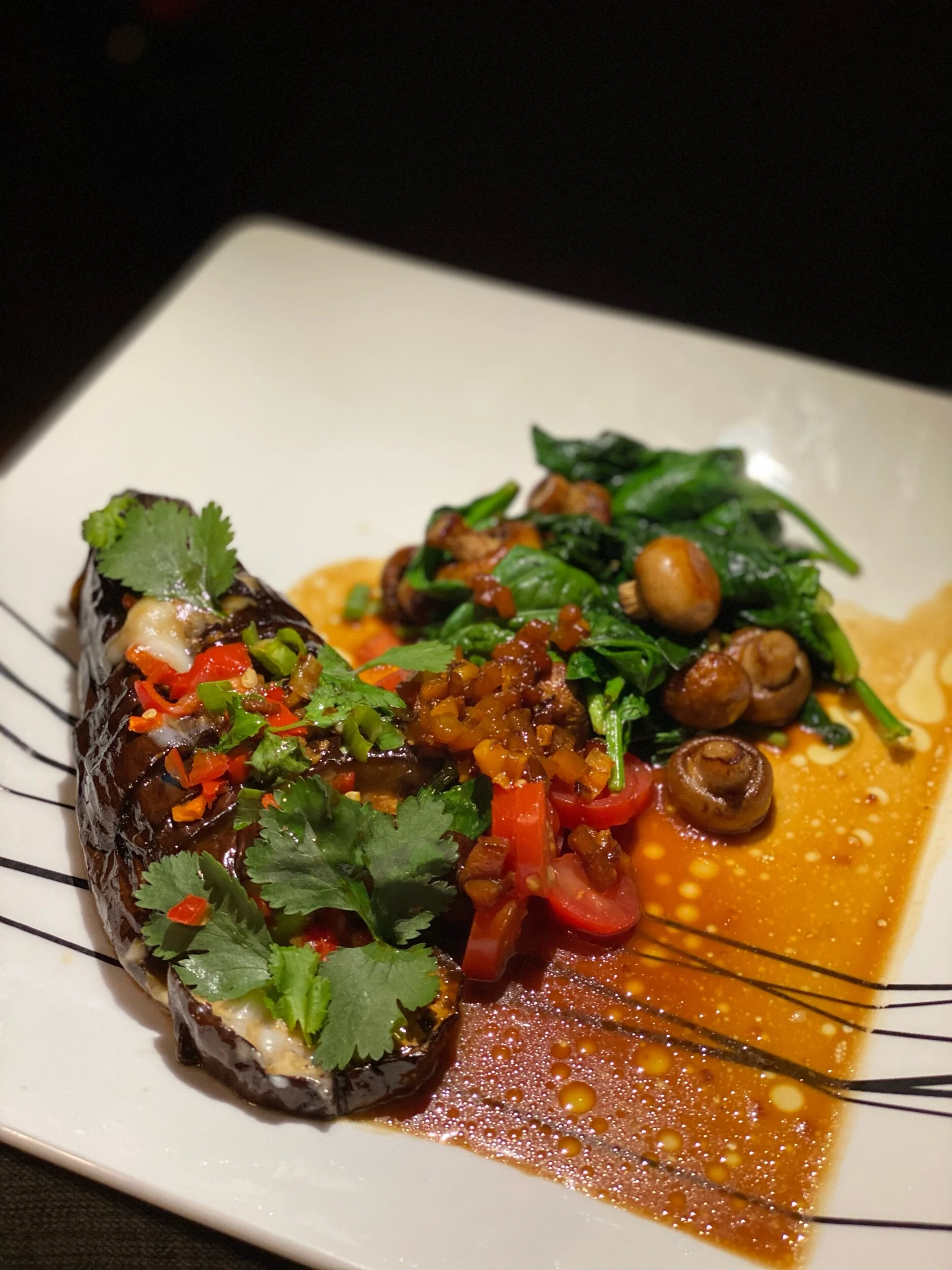 Asian Roasted Aubergine