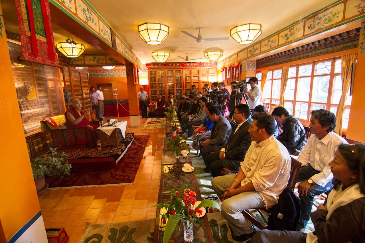 Audience with H.E. 17th Karmapa during 2012 Fundraiser meeting