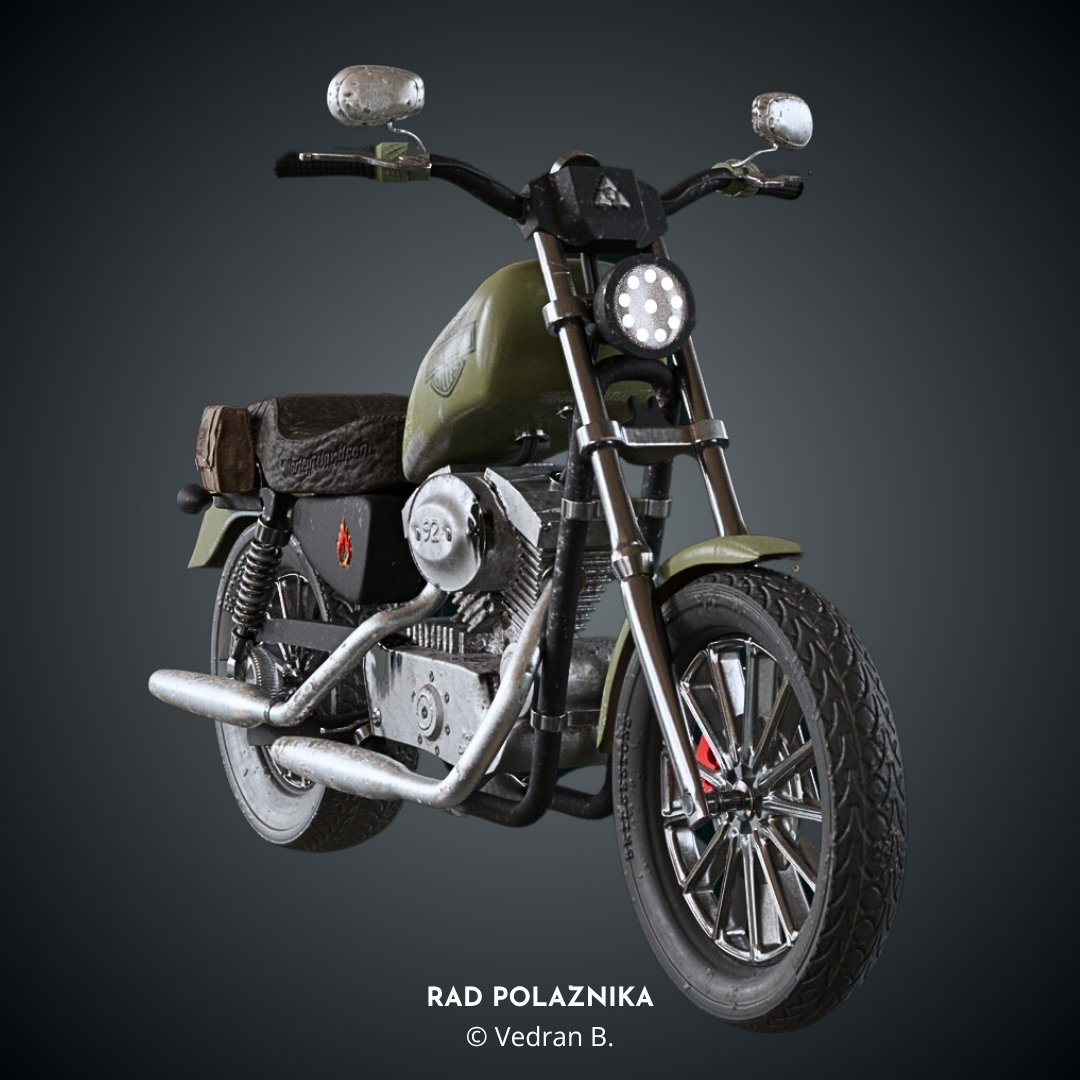 Rad polaznika s tečaja 3D modeliranja u Blenderu