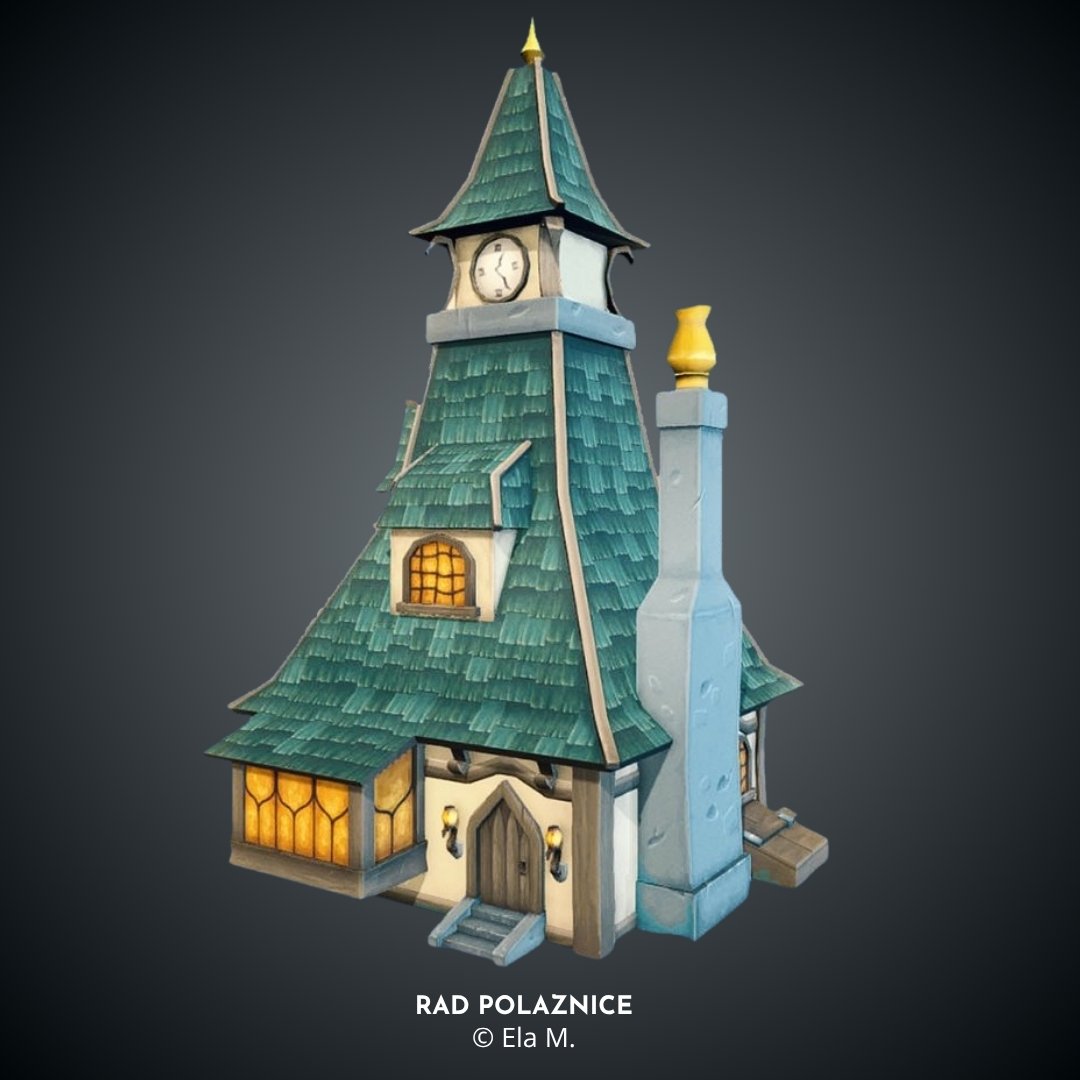 Rad polaznice s tečaja 3D modeliranja u Blenderu