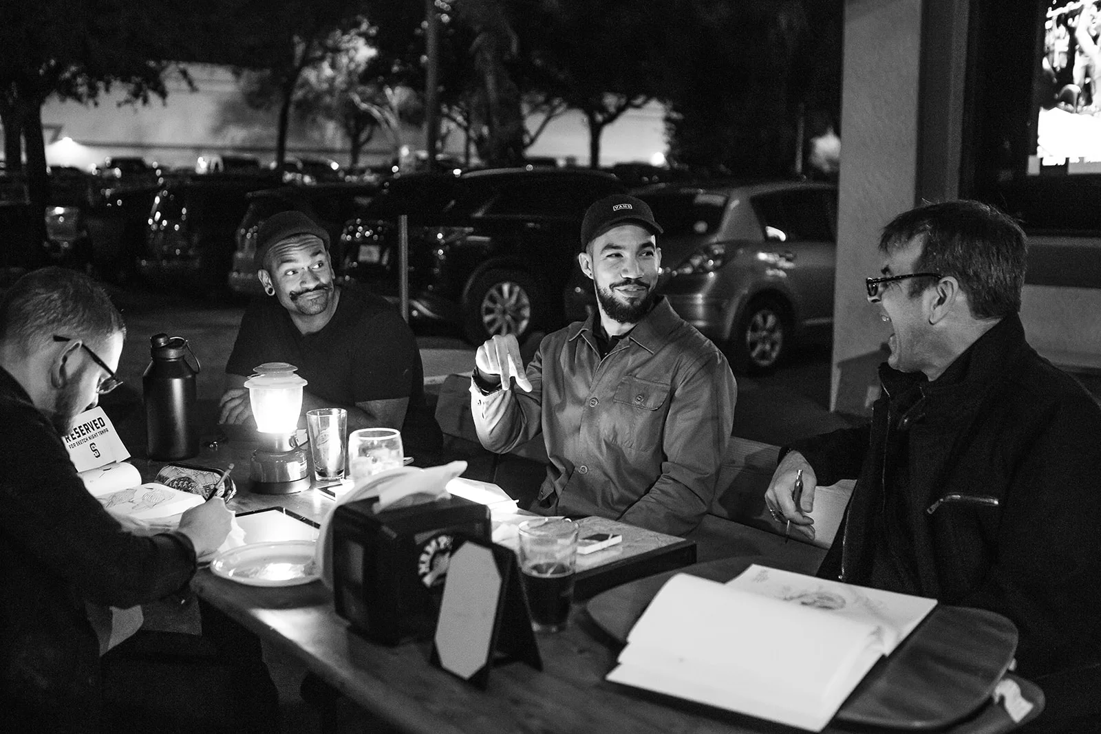 Sketch Night Tampa at Hampton Station