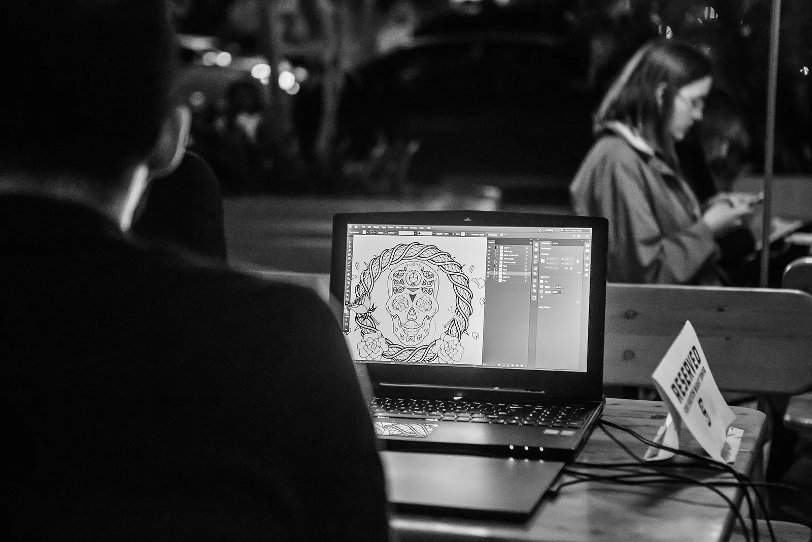 Sketch Night Tampa at Hampton Station