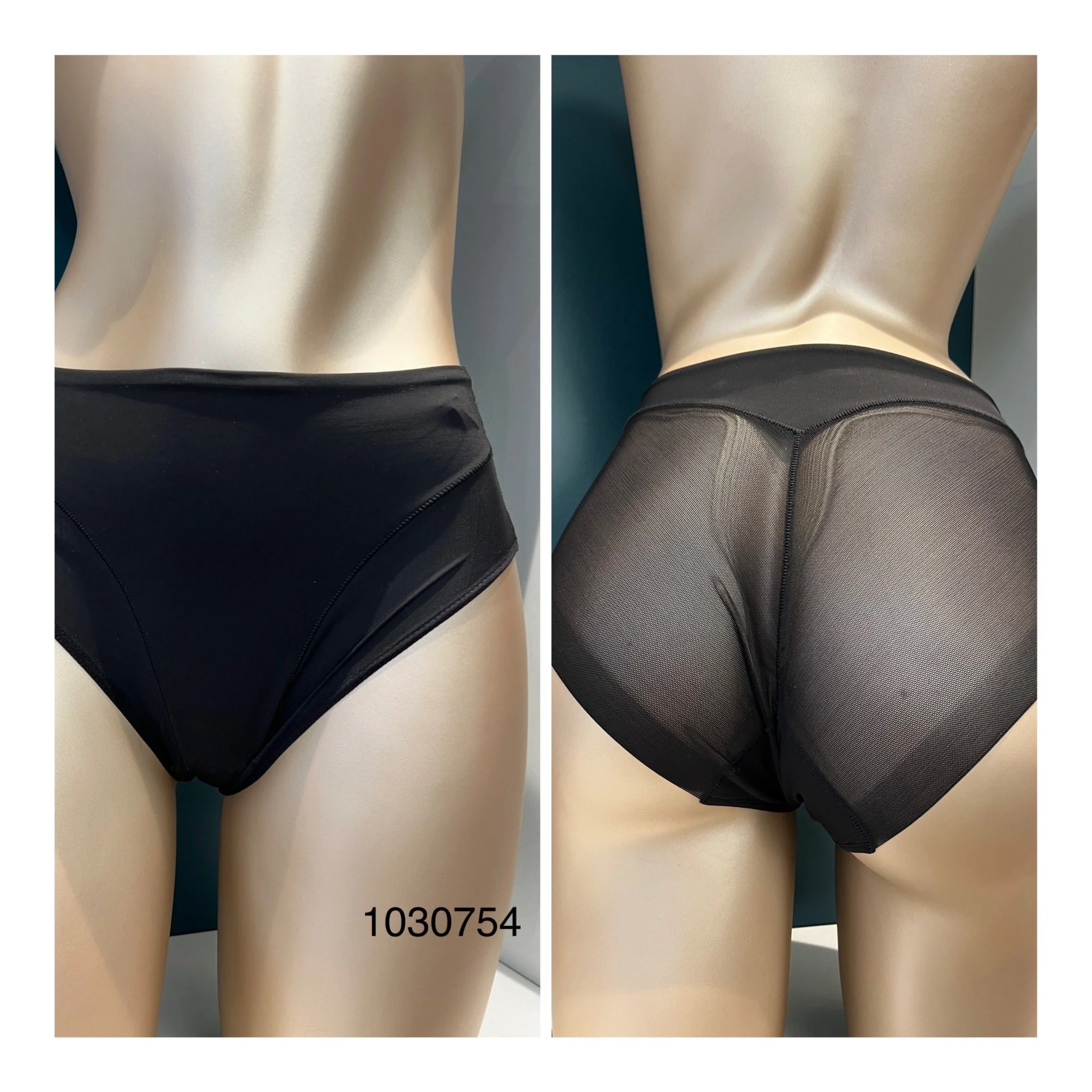  Ventre Plat : Disponible en S, M, L, XL  Blanc, Chair, Noir   Microfibre 