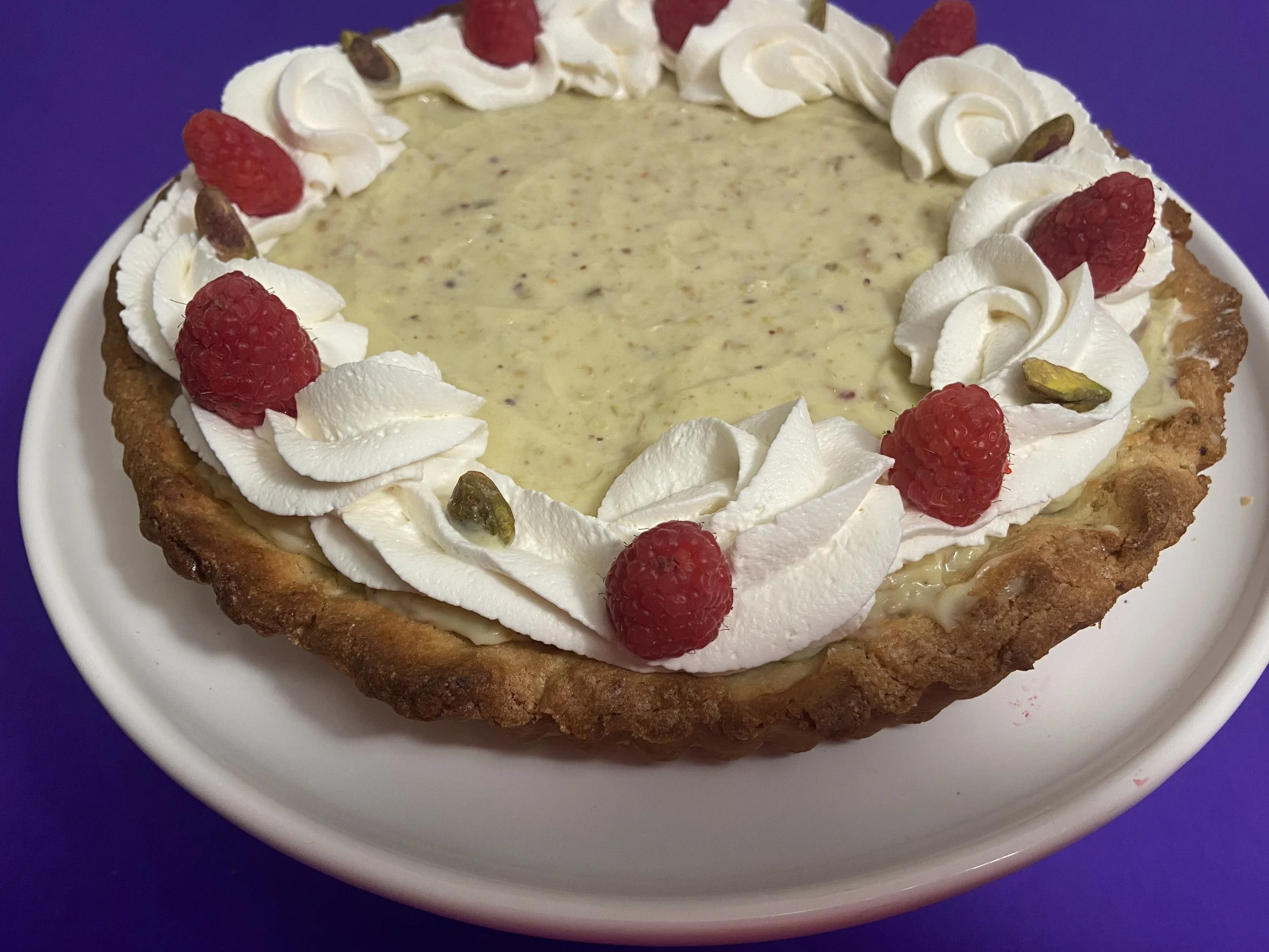 PISTACHIO RASPBERRY TART CLASS- November 7th