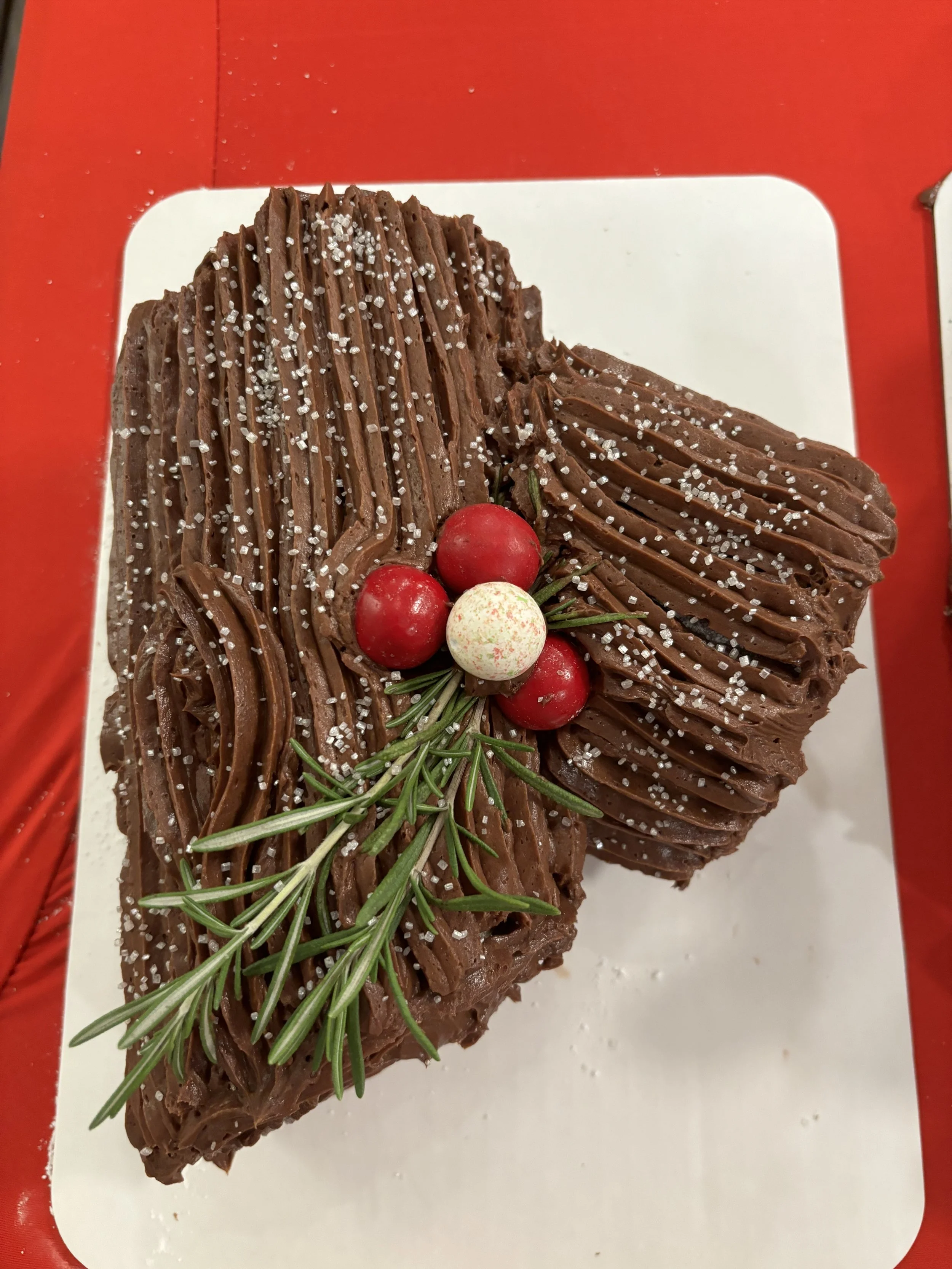 YULE LOG Aka BUCHE DE NOEL FROM SCRATCH-December 19th