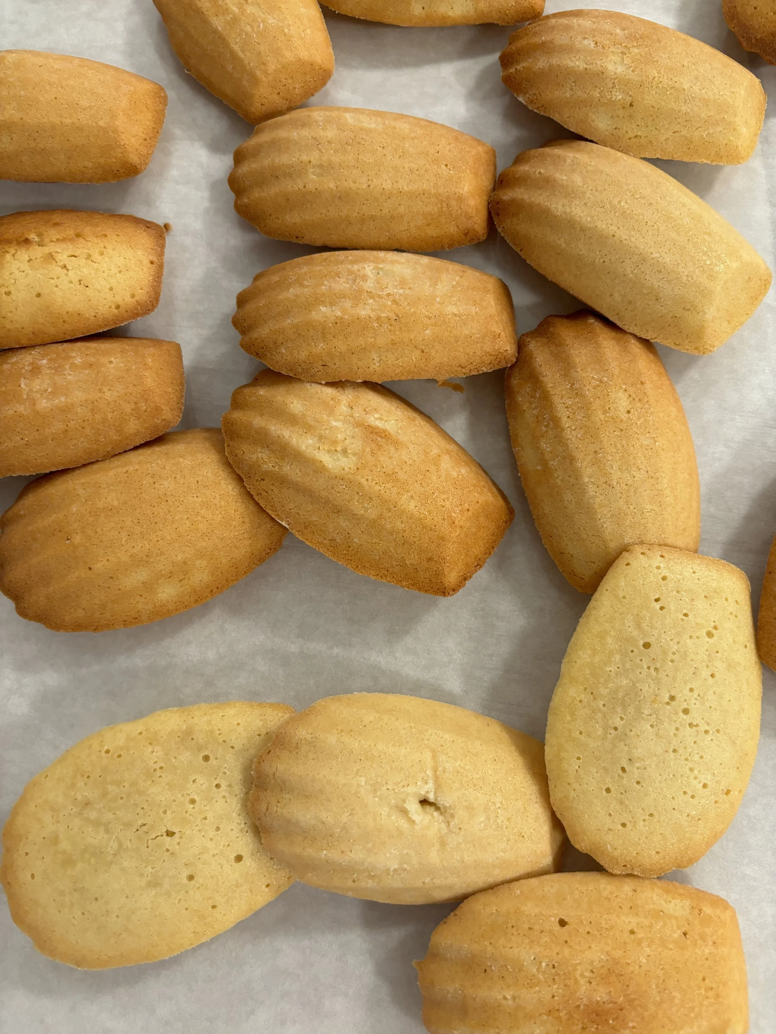 FRENCH BAKING 101- PISTACHIO ALMOND MADELINES- April 4th 