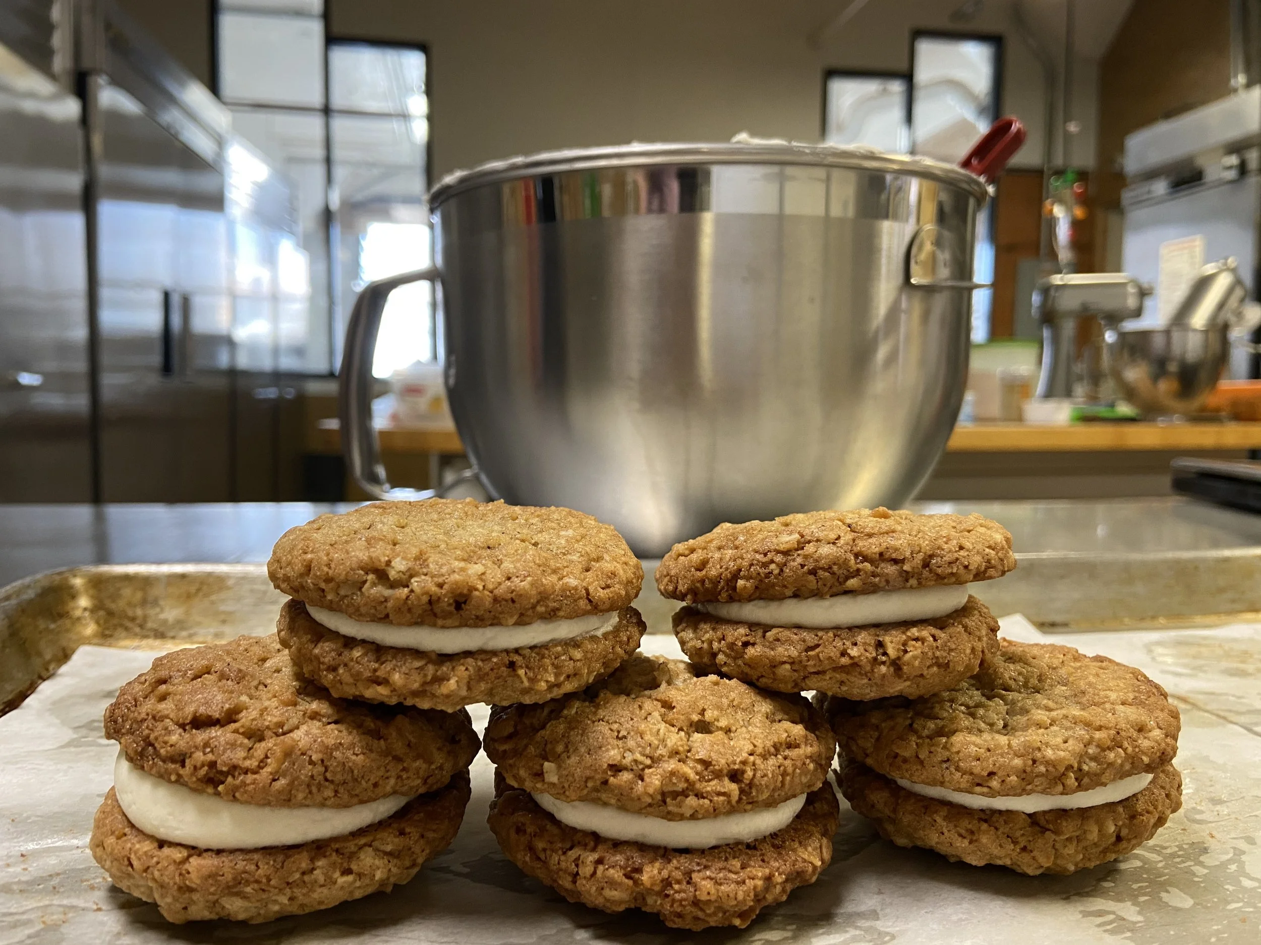 OATMEAL PEANUT BUTTER CREAM PIES- July 18th