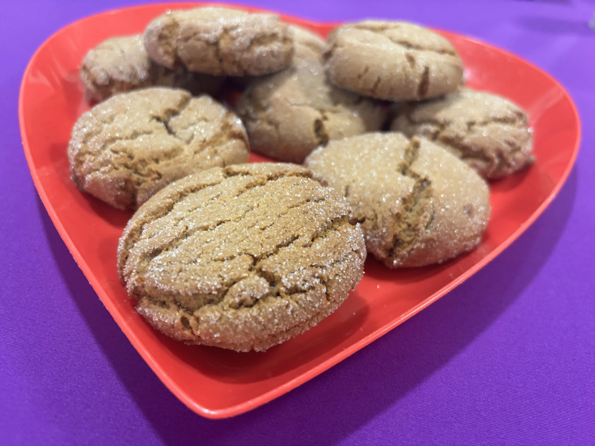 GINGER MOLASSES COOKIES- November 6th (Evening)