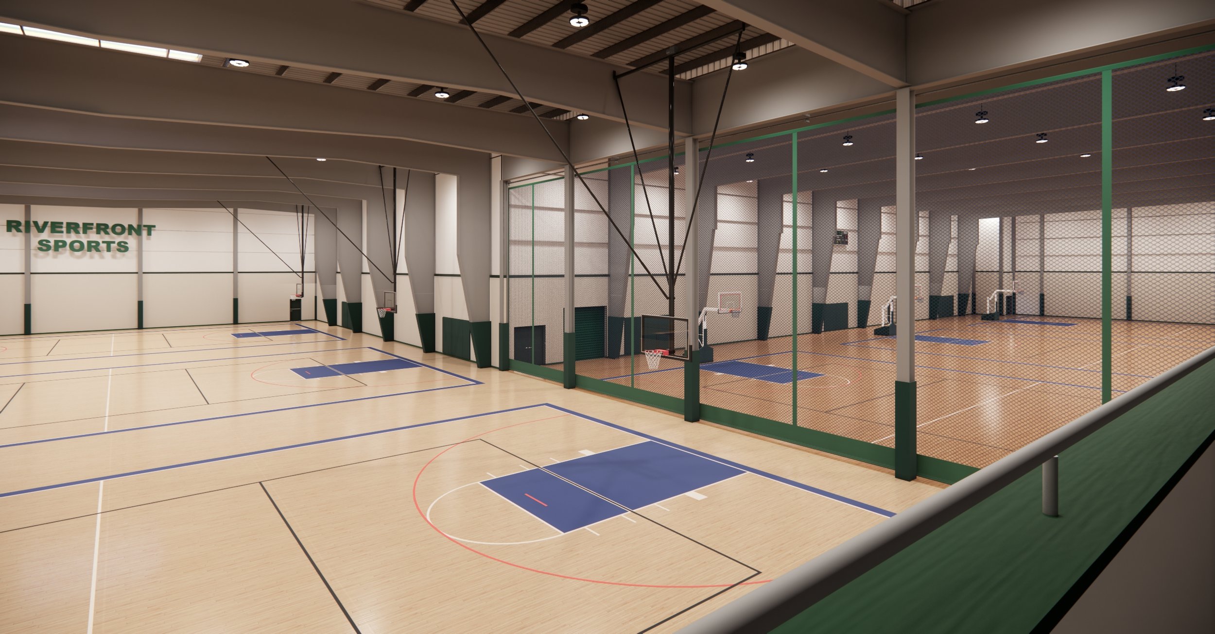 New Addition - Permanent &amp; Seasonal Basketball Courts
