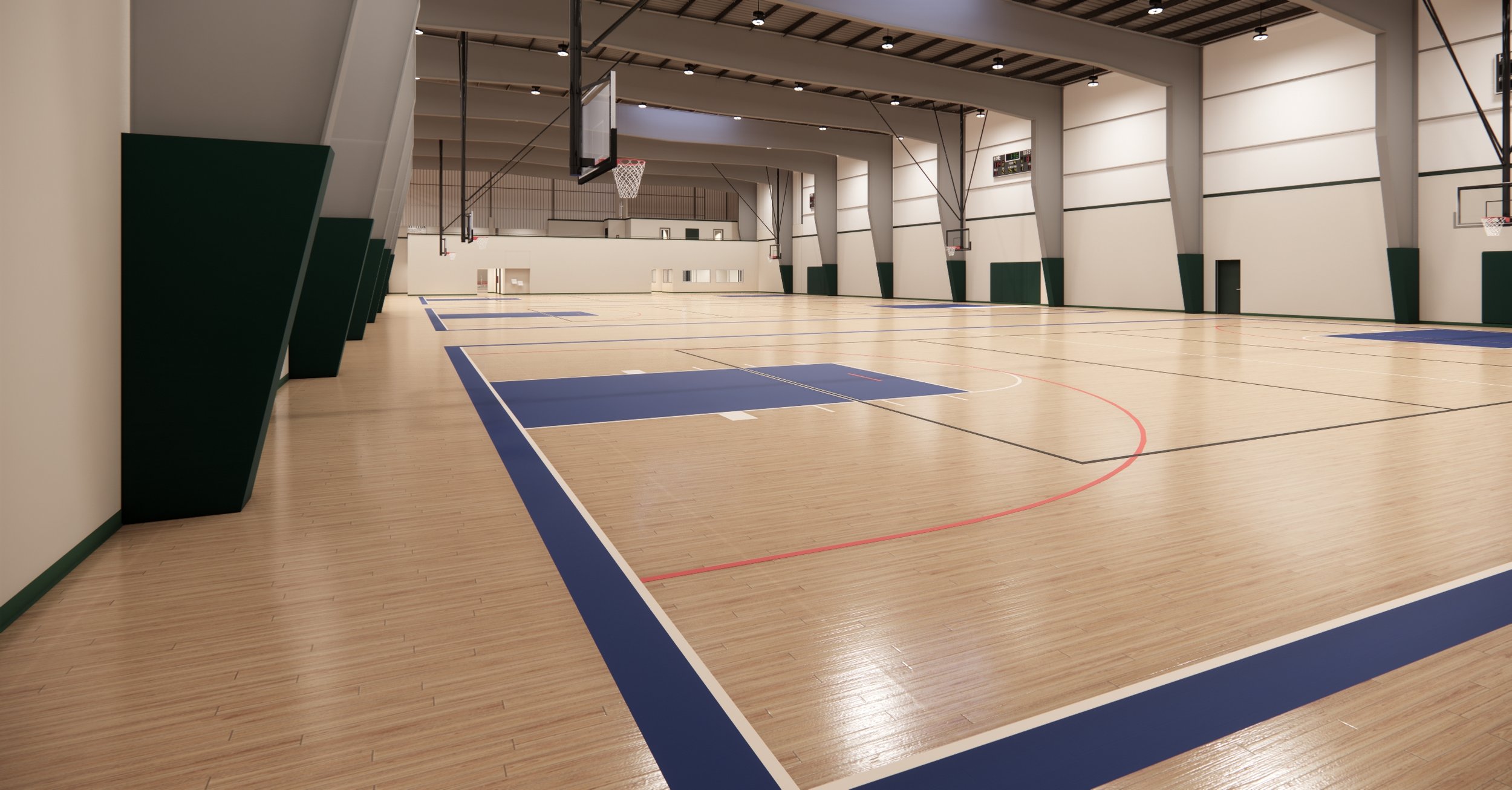 Seasonal Basketball Courts - New Addition
