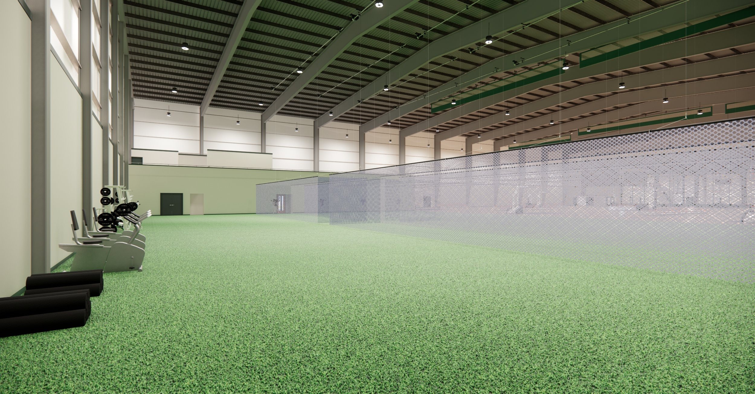 Existing Building - New Sports Performance &amp; Batting Cages