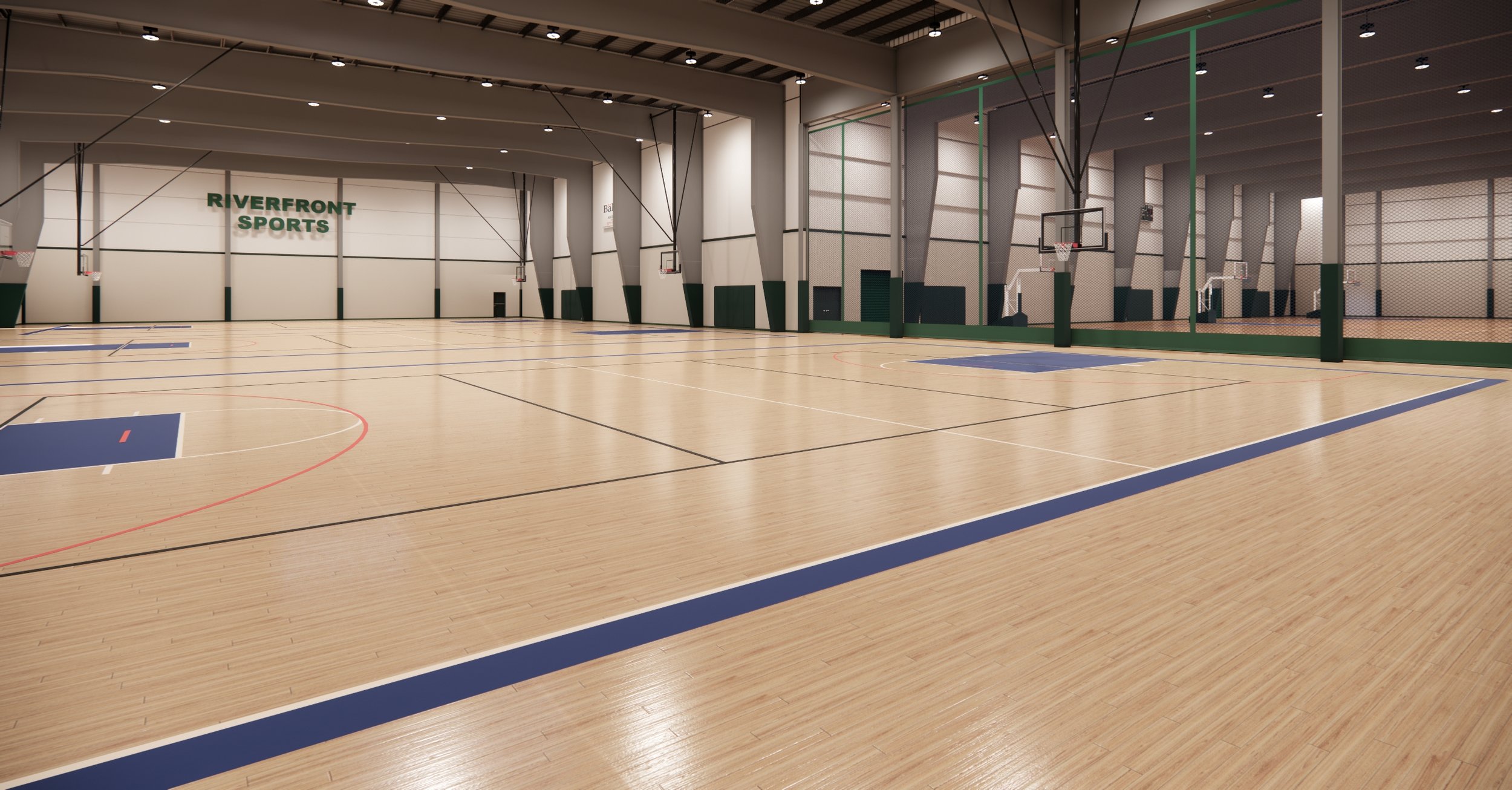 New Addition - Permanent &amp; Seasonal Basketball Courts