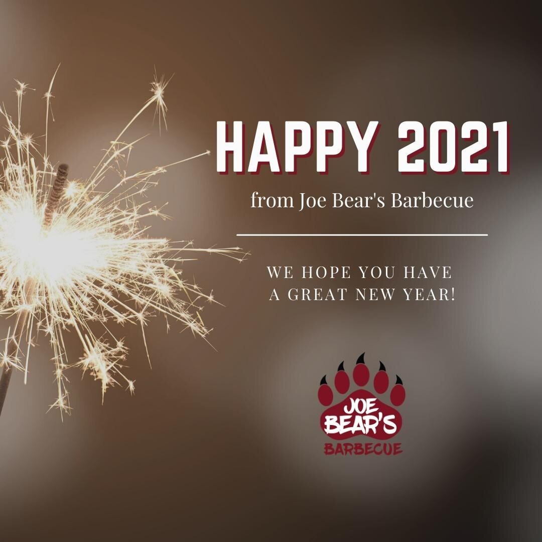 Happy New Year's from the Joe Bear's Barbecue team!

If you need a caterer in 2021, we'd love to serve you! Email joebears@leverageministries.org.

#barbecue #caterer #lakeland #florida #lovelakeland #lovelkld #newyears #2021