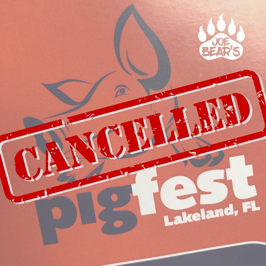 We're disappointed to announce that the 2021 Lakeland Pigfest was cancelled. It's always a fun event, and we will miss serving you out at Sun 'n Fun this year. 

The 25th Annual Lakeland Pig Fest event will be held on January 28-29, 2022. Mark your c