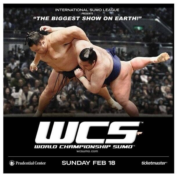World Championship Sumo will deliver &ldquo;The Biggest Show On Earth&rdquo; on its way to crowning a first-ever ISL World Sumo Champion. 
 
Tickets for the live event at Prudential Center are on sale now and available through Ticketmaster.com. Fight