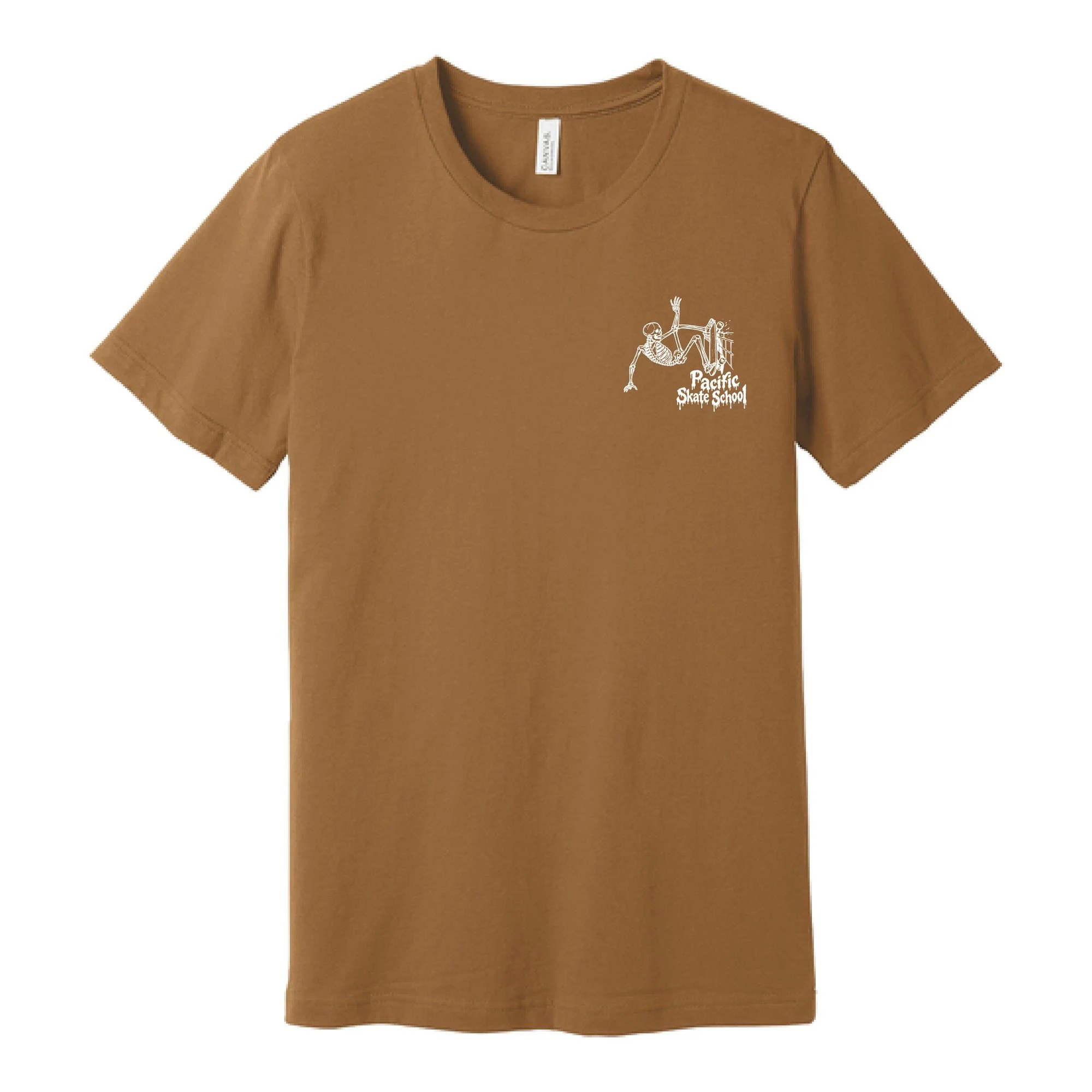 Skeleton Tee - Orange Front.jpg