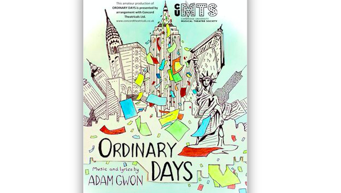 ORDINARY DAYS AT THE ADC THEATRE