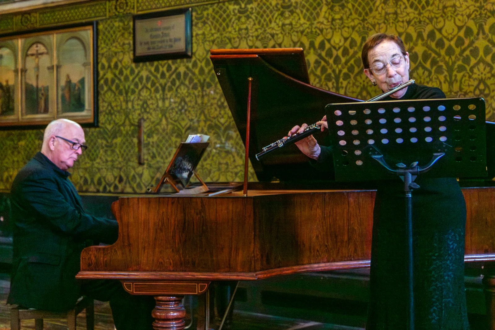 FLUTE AND PIANO AT ALL SAINTS PAINTED CHURCH
