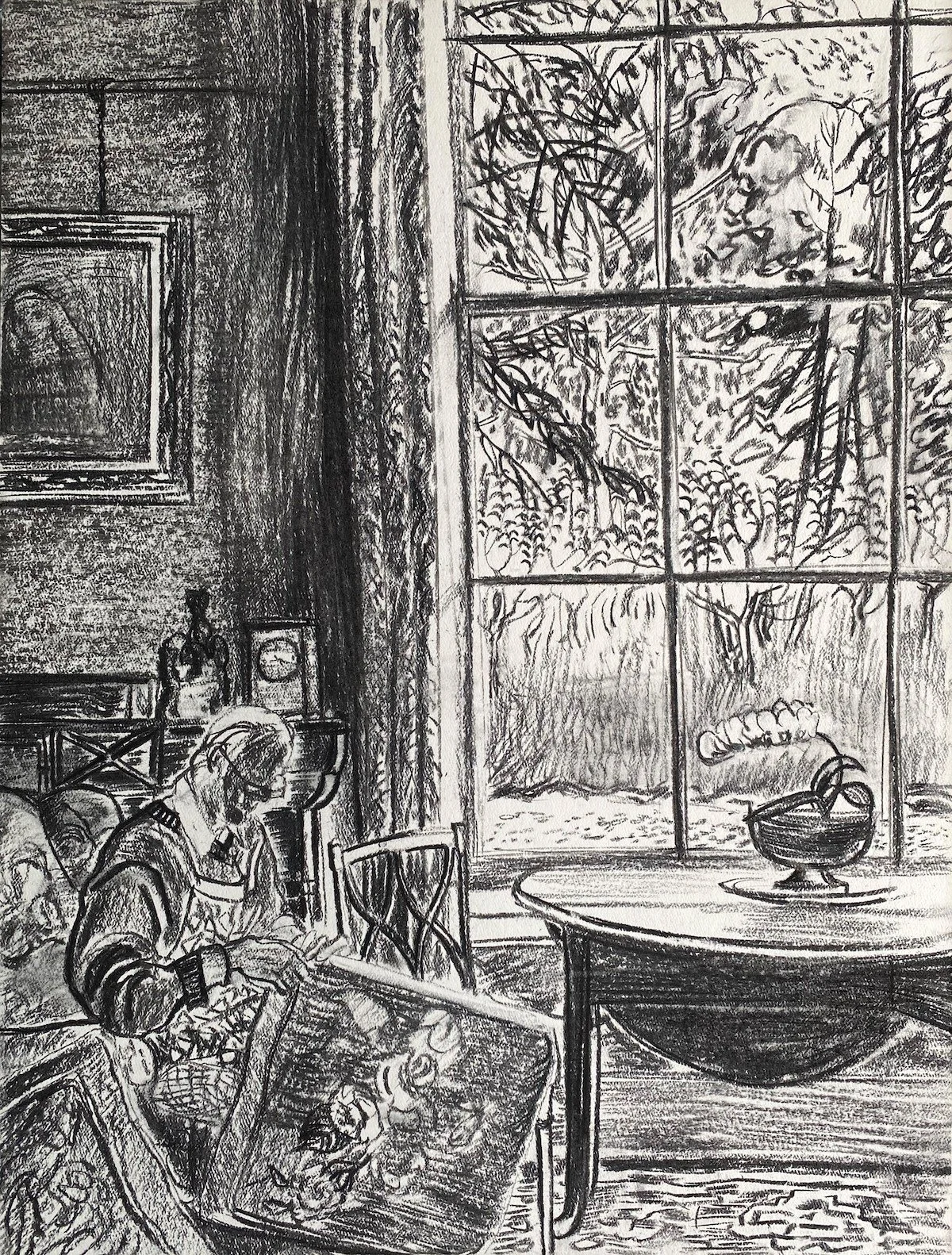 AGNES TRAHERNE AT THE FEN DITTON GALLERY - DRAWINGS