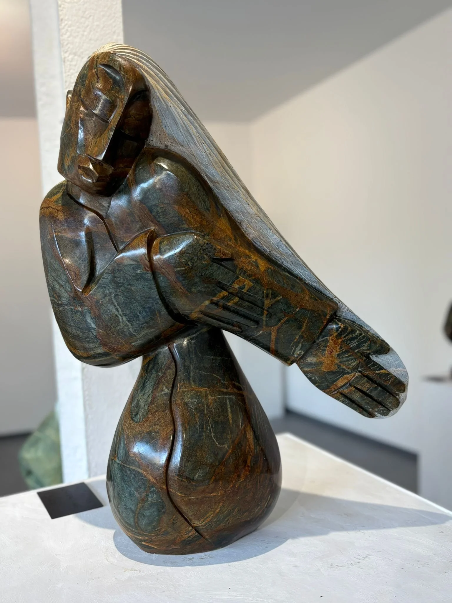 EUWITT NYANHONGO STONE SCULPTOR AT ARTSPACE