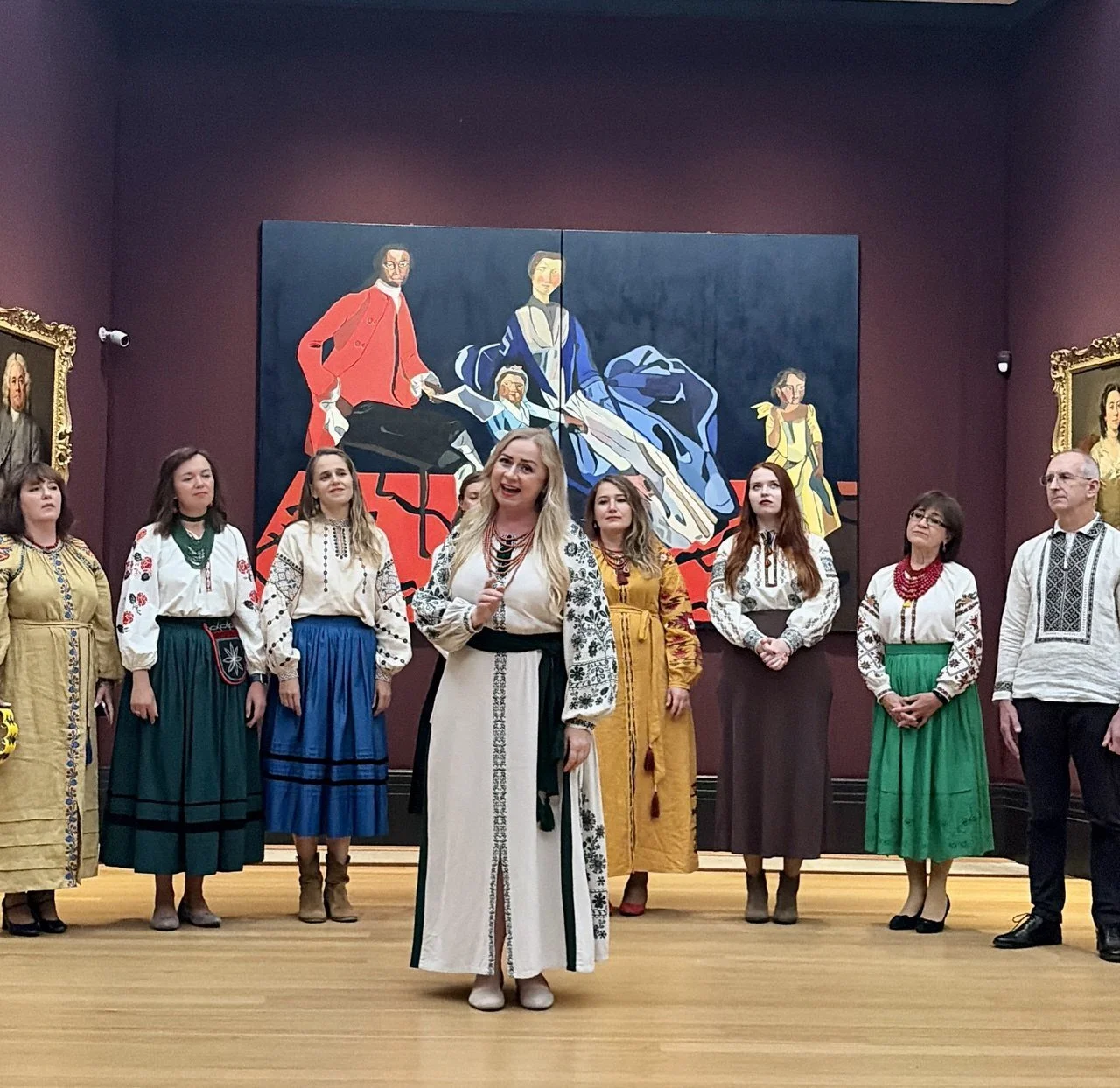 malva choir of ukraine in THE FITZWILLIAM MUSEUM