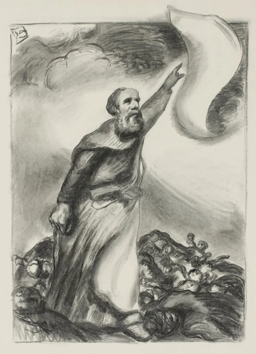 Isaiah 34 (1943), Ludwig Meidner
