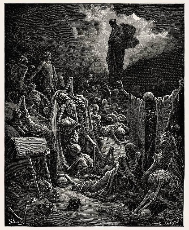 The Vision of The Valley of The Dry Bones (1866), Gustave Doré