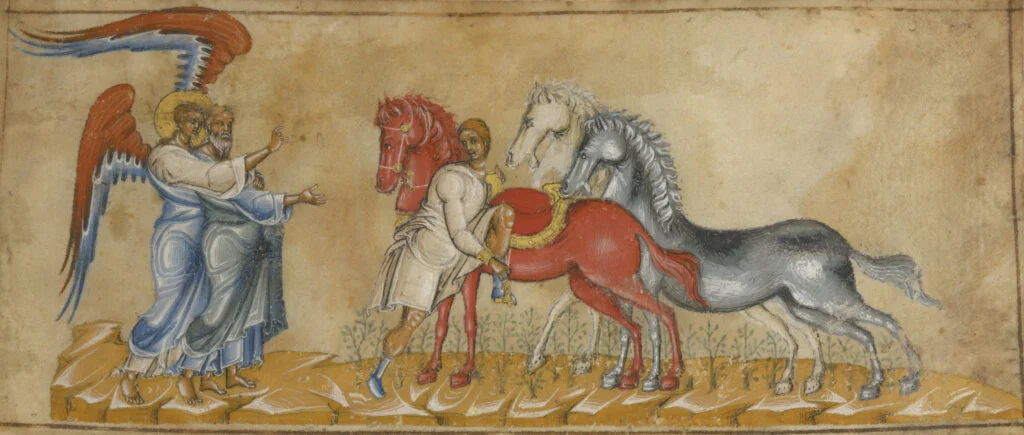 The Vision of Zechariah (about 1300), Unknown - Italian