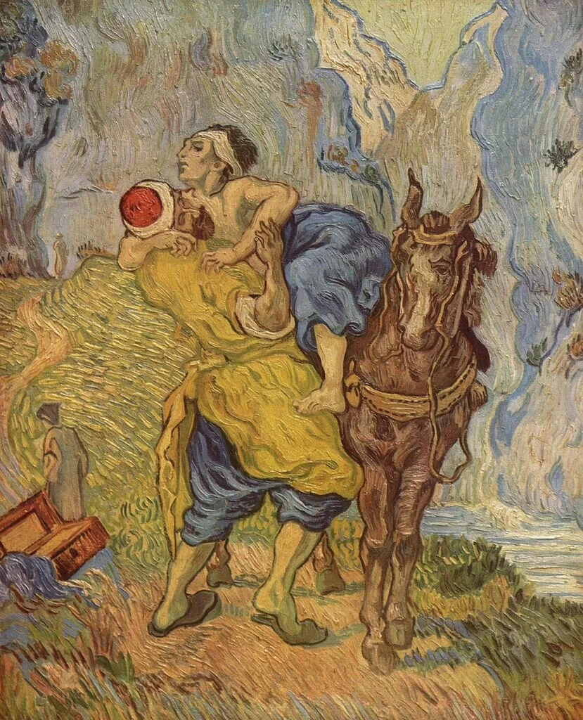 The Good Samaritan, after Delacroix (1890), Vincent Van Gogh