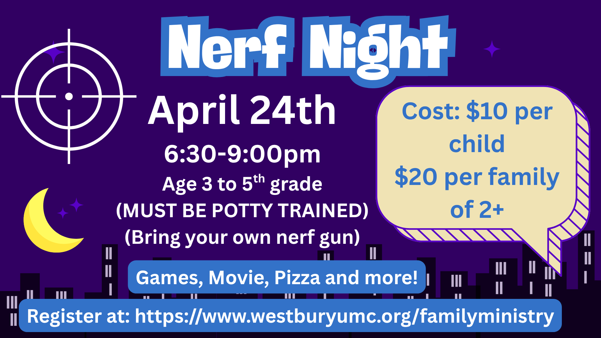 Register for Nerf Night Here