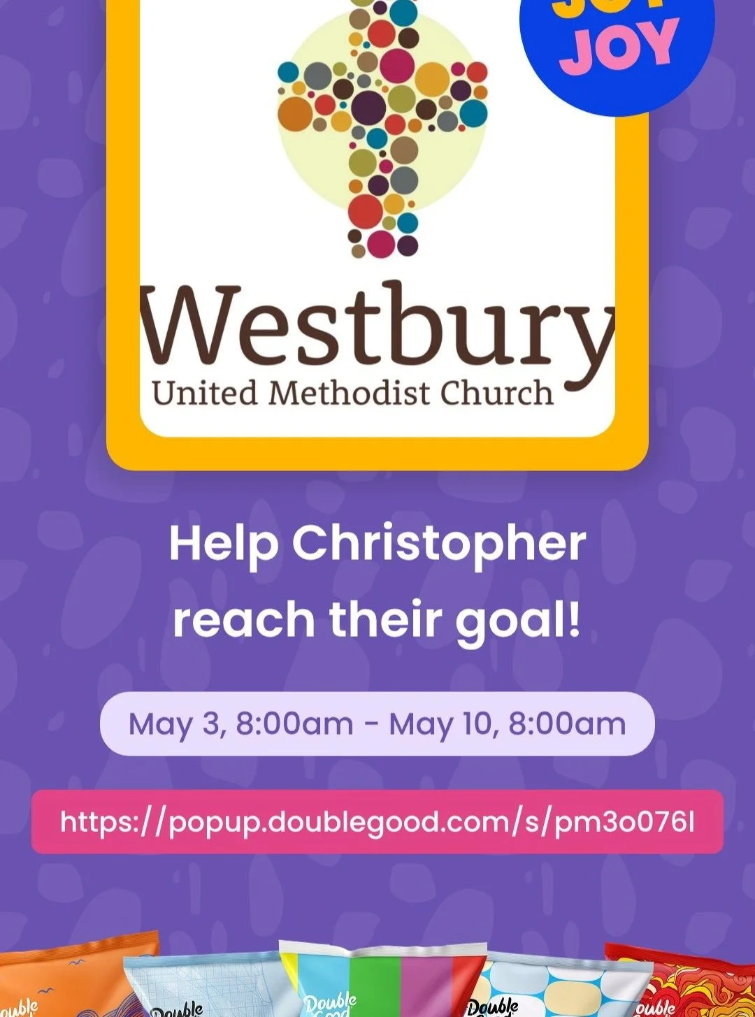 🎉🍿 **Support the Westbury's Music Ministry Fundraiser!** 🍿🎉 
Help Westbury United Methodist Church and our Music Ministry reach their goal &mdash; your purchase of delicious Double Good popcorn truly makes a difference. Not only will you be grabb