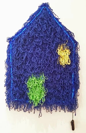 This House Takes Double-A Acrylic, LED wire, 2 AA batteries 2018