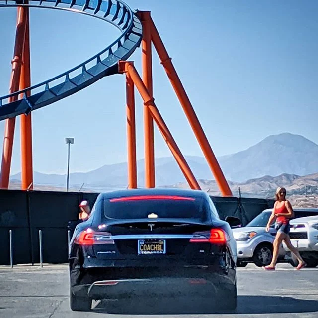 Are you coachable?

Love this license plate I saw on this #Tesla at #MagicMountain the other day.

I've always been #coachable. Even when I was a little kid, I had tutors in math, science and music because I wanted to learn more than I was being taug
