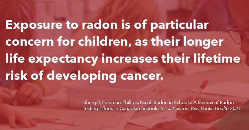 #radonawareness #radoneducation #testforradon #healthyschools #iaq #healthyhome #radongas