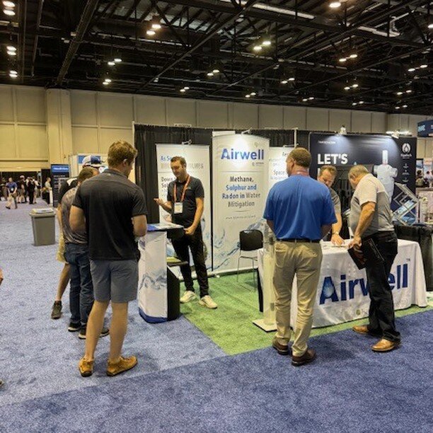 We are at the #WQA show in Orlando this week showcasing the Airwell technology. Remove contaminants before they enter your home. 💧

#groundwater #wellwater #healthyhome #healthywater #radongas #methane #sulphur #waterquality #iaq #aeration #technolo