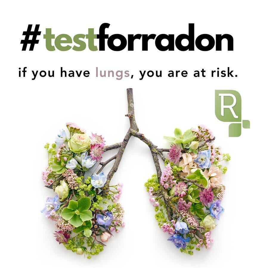 Testing for radon is an important part of assessing your indoor air quality. 

Radon is the no. 1 cause of lung cancer for non-smokers. Studies have confirmed there is an increased ⬆ health risk when exposed to high levels of radon in enclosed spaces