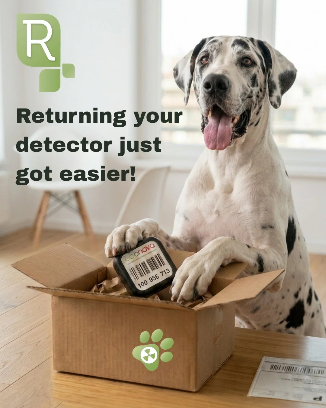 Returning your alpha track detector just got easier with the opening of Radonova&rsquo;s new Canadian Return Hub! 

All radon detectors can now be returned to Ontario for analysis. Say goodbye to the headaches of cross-border shipping!

Find more det