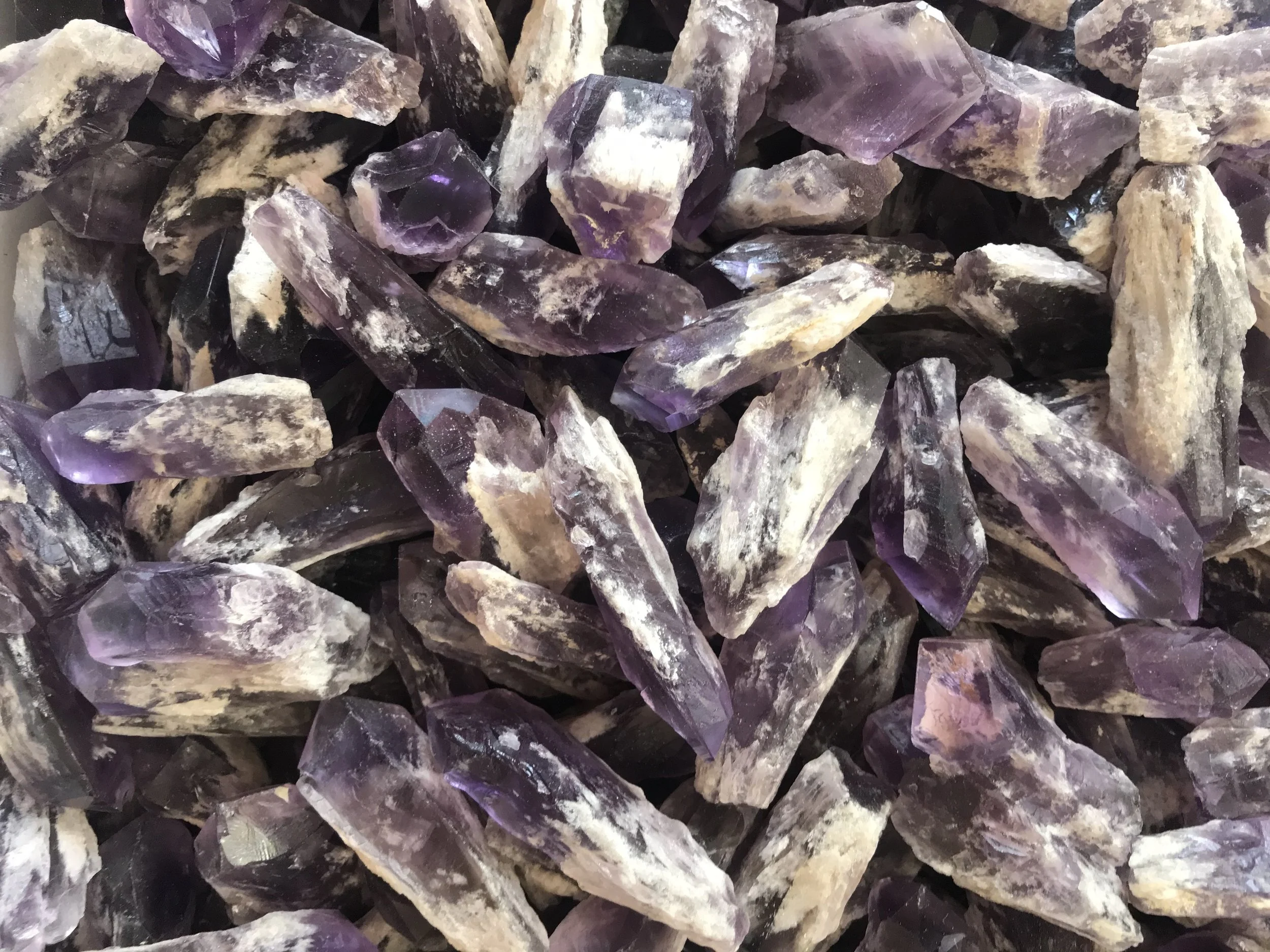 Elestial Amethyst Points