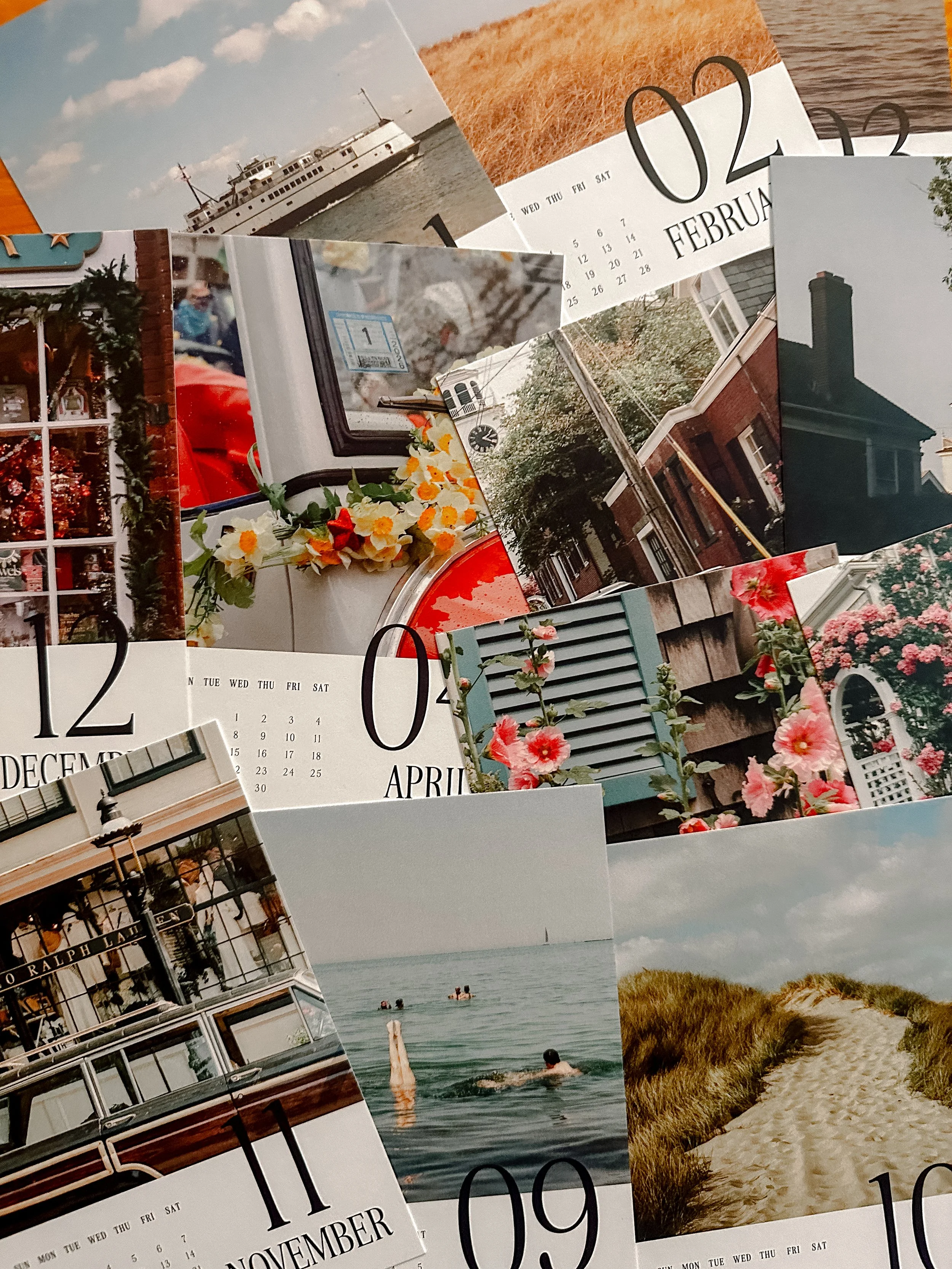 2026 Nantucket Desk Calendar REFILL pack